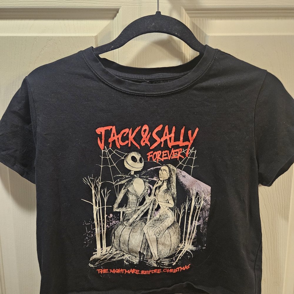 Nightmare Before Christmas Jack & Sally Forever Girls Baby T